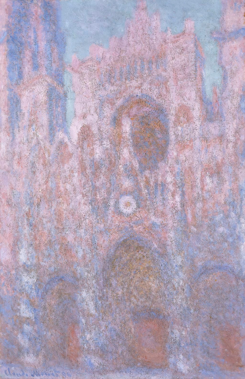 Rouen Cathedral Symphony in Grey and Pink Claude Monet